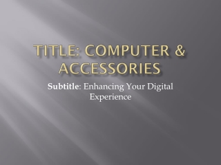 title computer accessories