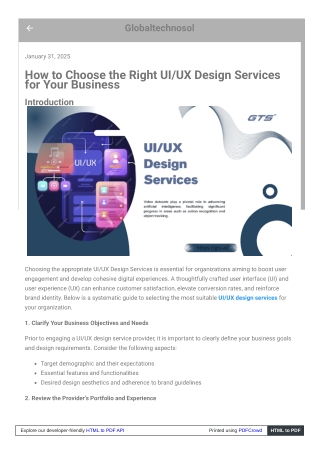 How to Choose the Right UIUX Design Services for Your Business