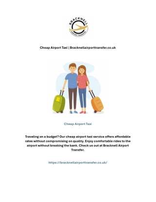 Cheap Airport Taxi | Bracknellairporttransfer.co.uk