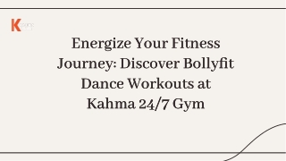 Bollyfit dance workout: energize your fitness journy at kahma24/7 gym