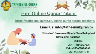 Hire-Online-Quran-Tutors