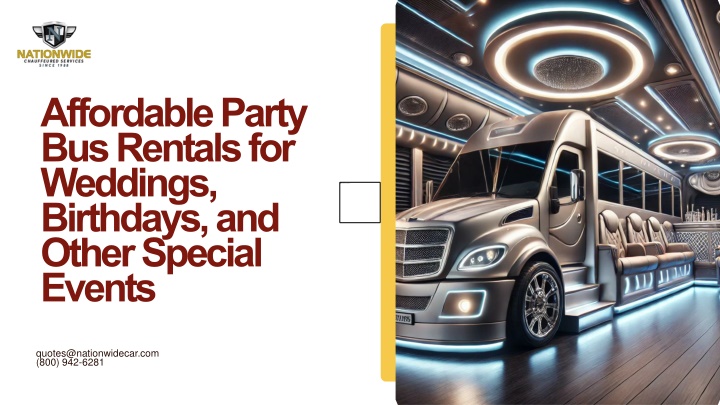 affordable party bus rentals for weddings