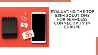 Best eSIM for Europe: Top Picks for Seamless Travel Connectivity
