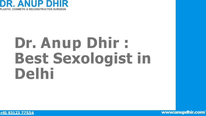 dr anup dhir best sexologist in delhi