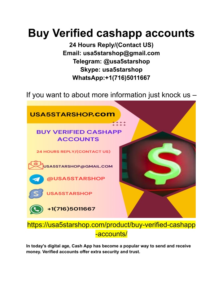 buy verified cashapp accounts 24 hours reply