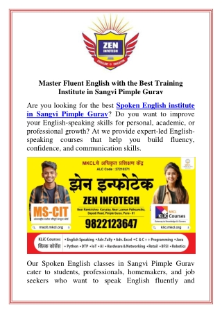 master fluent english with the best training