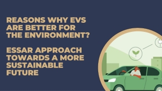 Reasons Why EVs are Better for the Environment