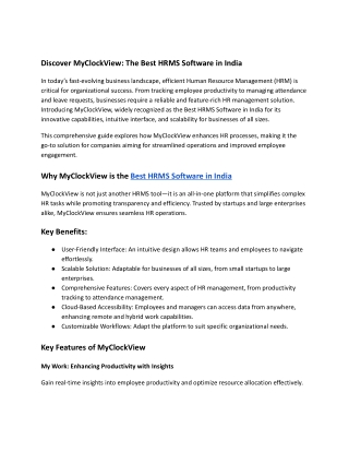 Best HRMS Software in India