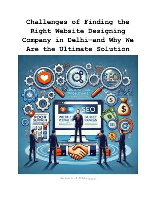 Challenges of Finding the Right Website Designing Company