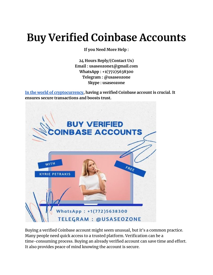 buy verified coinbase accounts