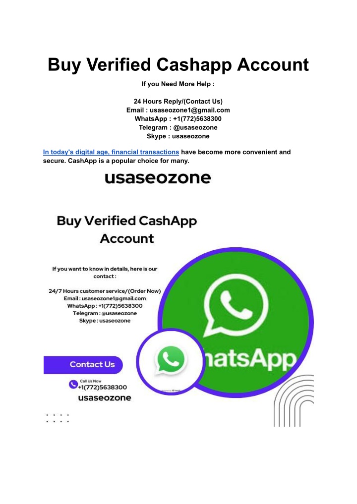 buy verified cashapp account