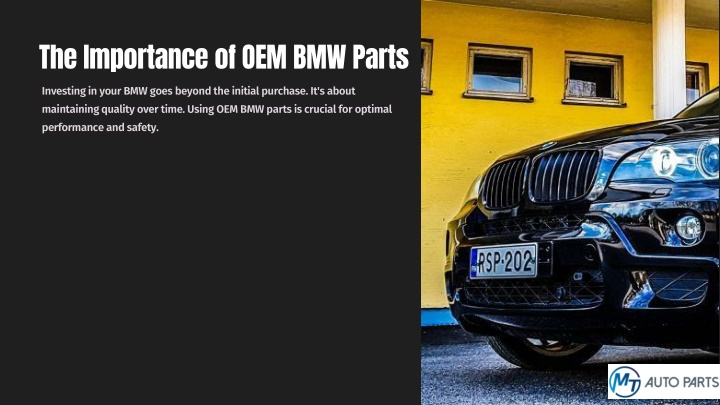 the importance of oem bmw parts