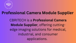 professional camera module supplier