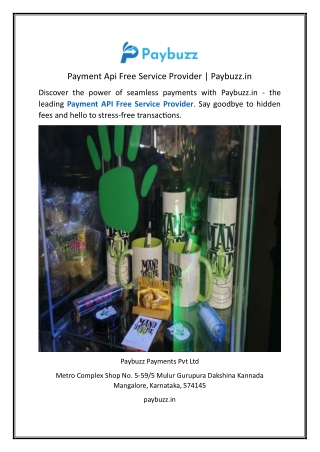 Payment Api Free Service Provider