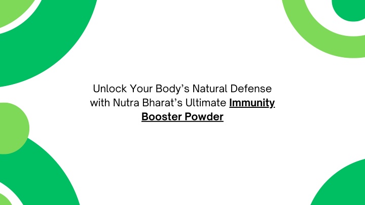 unlock your body s natural defense with nutra