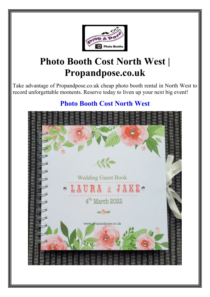 photo booth cost north west propandpose co uk