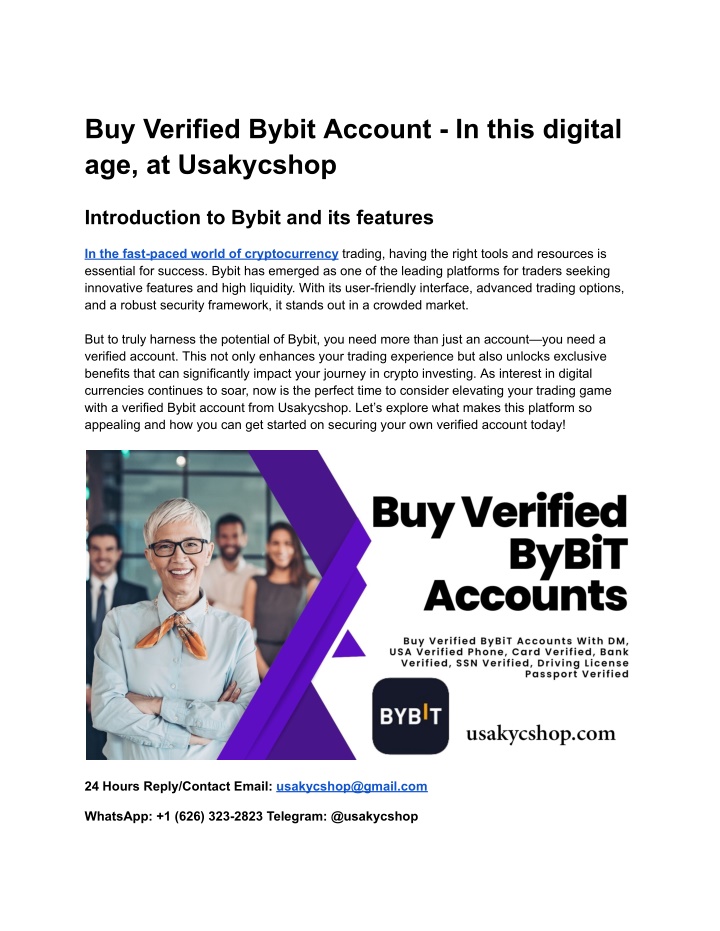 buy verified bybit account in this digital