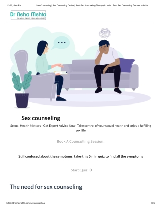 Best Sex Counseling Therapy