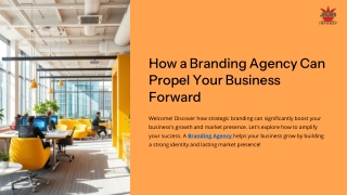 How a Branding Agency Can Propel Your Business Forward