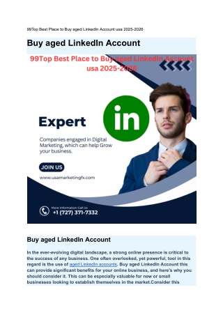 99top best place to buy aged linkedin account