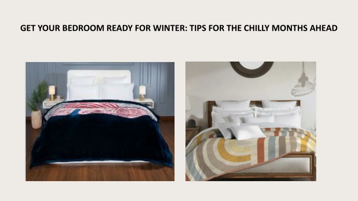 get your bedroom ready for winter tips