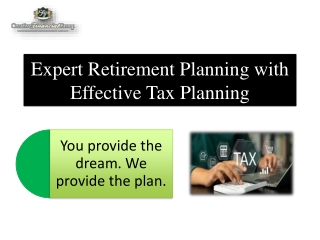 expert retirement planning with effective