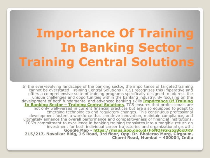 importance of training in banking sector training central solutions