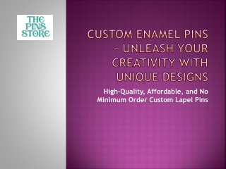 custom enamel pins unleash your creativity with unique designs
