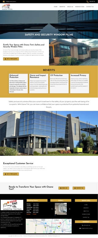 Safety and Security Window Films