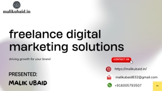 freelance digital marketing solutions