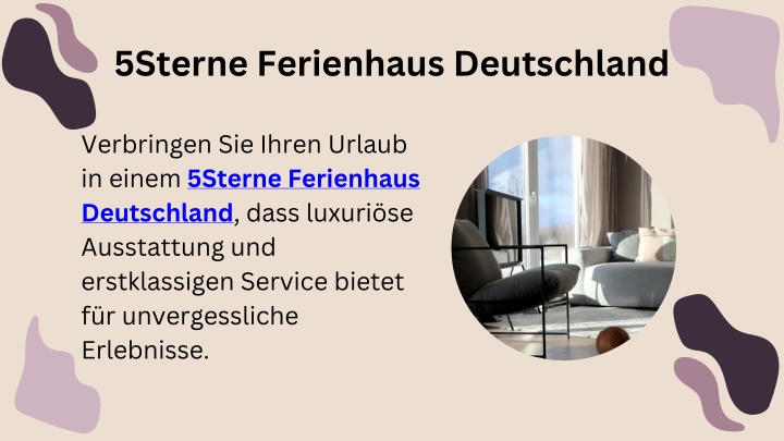 5sterne ferienhaus deutschland