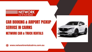 Car Booking & Airport Pickup Service in Cairns