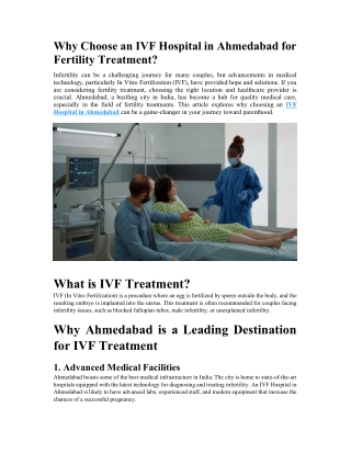 IVF Hospital in Ahmedabad