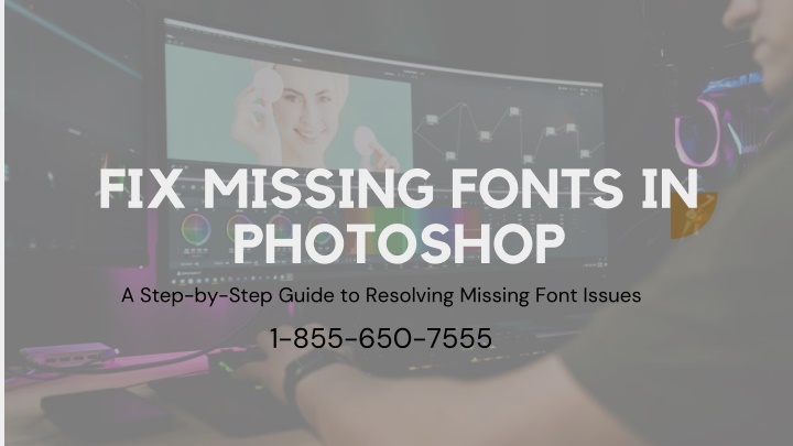 fix missing fonts in photoshop