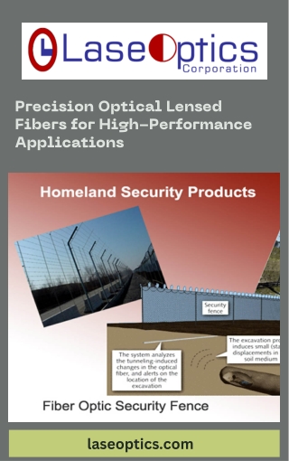 Precision Optical Lensed Fibers for High-Performance Applications