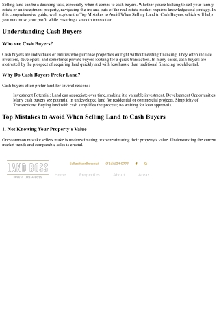 selling land can be a daunting task especially