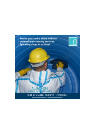 Professional Water Tank Cleaning Services in Qatar | Al Nasasa Group