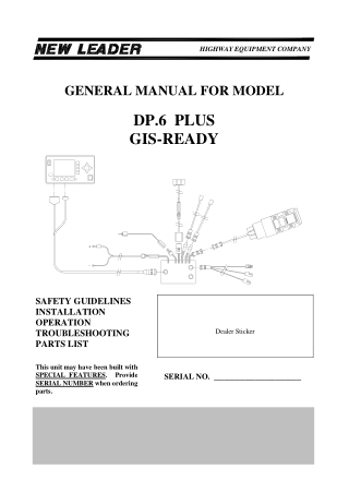 John Deere DP.6 GIS-Ready Operator’s Manual Instant Download