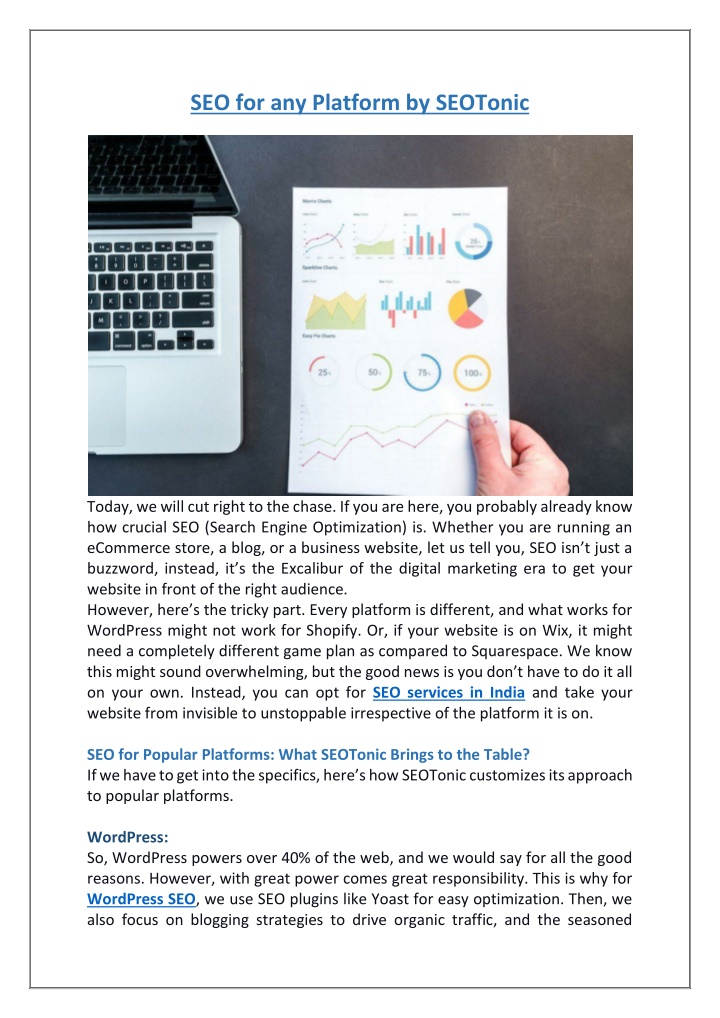 seo for any platform by seotonic