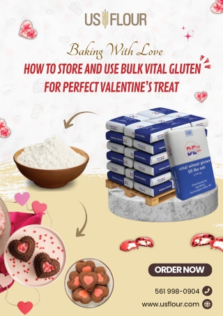 Baking With Love: How to Store and Use Bulk Vital Gluten for Perfect Valentine’s