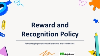 reward and recognition policy