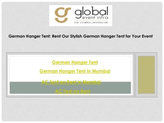 German Hanger Tent