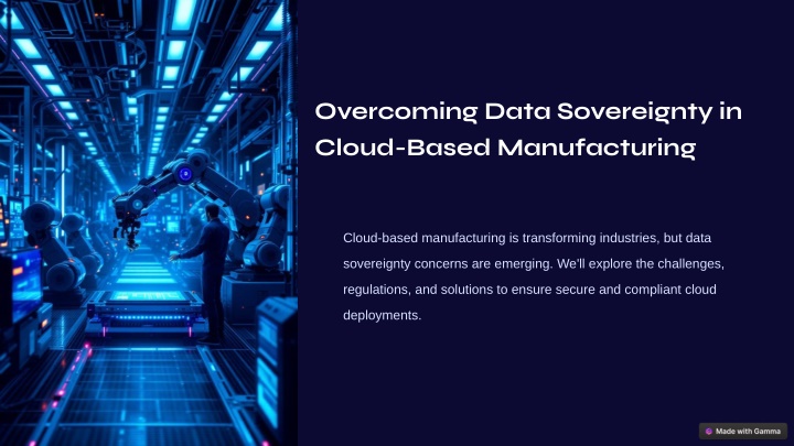 overcoming data sovereignty in cloud based