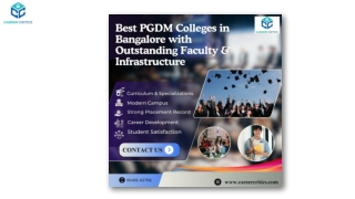 Best PGDM Colleges in Bangalore