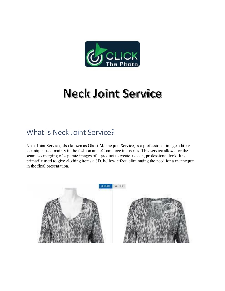 what is neck joint service