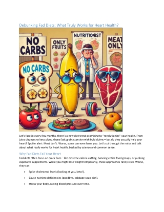 debunking fad diets what truly works for heart