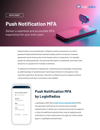 Secure Your Accounts with LoginRadius Push Notification MFA