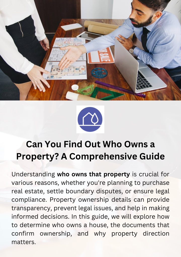 can you find out who owns a property