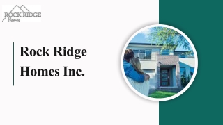 Rock Ridge Homes Inc. – Trusted Residential Custom Builder Saskatoon