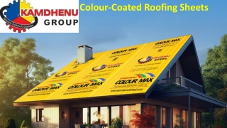 Color Coated Roofing Sheets | Durable & Stylish | Kamdhenu